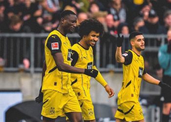 Les joueurs du club de Dortmund